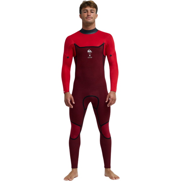 2026 Quiksilver Hommes Young Guns 4/3mm Back Zip Combinaison N&eacute;opr&egrave;ne EQYW103246 - Black